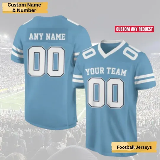 Discover Custom Football Jersey, Personalized Name & Number, Team & Couple Fan Gifts