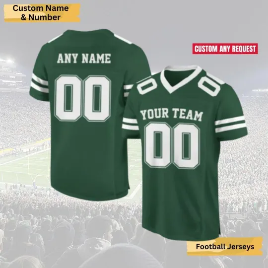 Discover Custom Football Jersey, Personalized Name & Number, Team & Couple Fan Gift