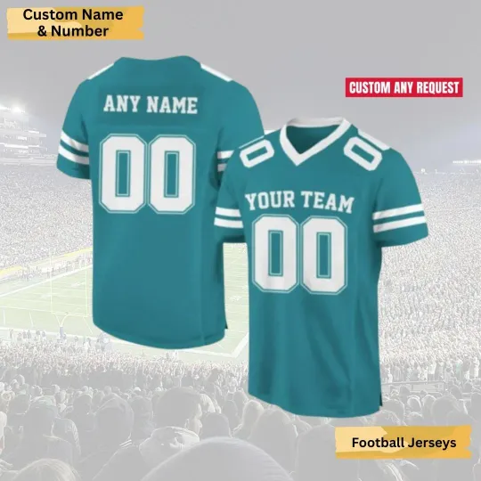 Discover Custom Team Name  Football Jersey Matching For Fans Gift