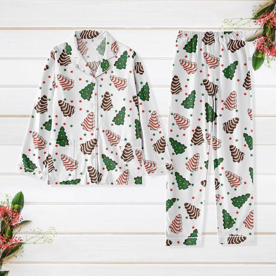 Discover Christmas Tree Pajamas, Festival Holiday Shirt, Christmas Gift, Holiday Xmas Pajamas
