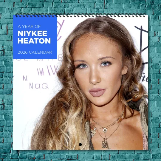 Discover Niykee Heaton 2026 Wall Calendar, 12-Month Celebrity Fan Gift for Wall