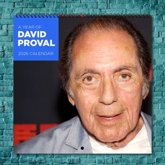 Discover David Proval 2026 Wall Calendar, 12-Month Actor Calendar Fan Gift