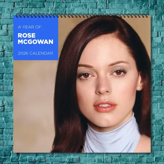 Discover Rose McGowan 2026 Wall Calendar, 12-Month Calendar Fan Gift