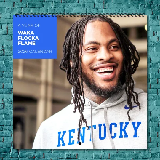 Discover Waka Flocka Flame 2026 Wall Calendar 12-Month Celebrity Calendar Fan Gift