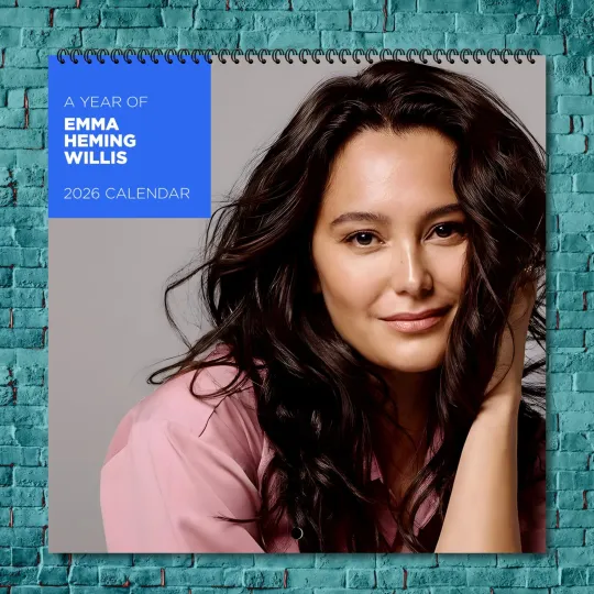 Discover Emma Heming Willis 2026 Wall Calendar, 12-Month Hollywood Star Gift