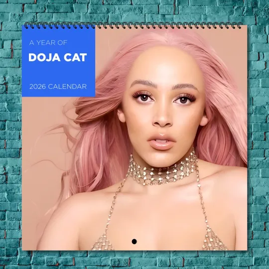 Discover Doja Cat 2026 Wall Calendar 12-Month Celebrity Photo Calendar