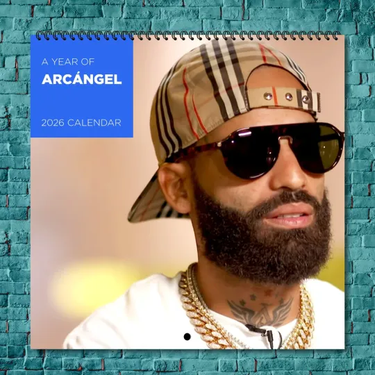 Discover ArcÃ¡ngel 2026 Wall Calendar, 12-Month Celebrity Photo Calendar