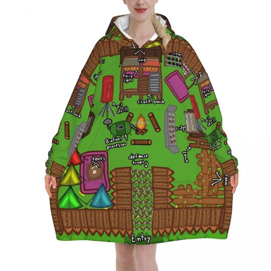 Discover 99 Nights In The Forest Blanket Hoodie Oversized Wearable Sweatshirt Blanket Warm Gifts for Women Girls Girlfriend