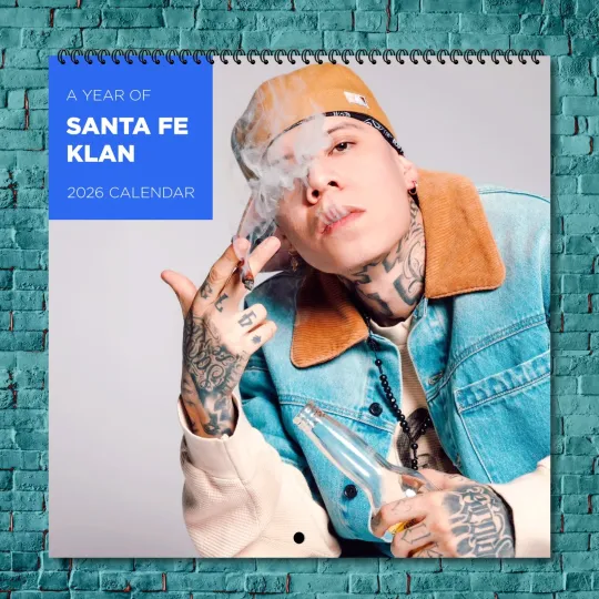 Discover Santa Fe Klan 2026 Wall Calendar 12-Month Celebrity Calendar Fan Gift