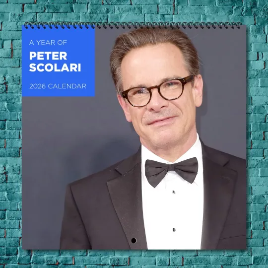 Discover Peter Scolari 2026 Wall Calendar 12-Month Celebrity Photo Calendar