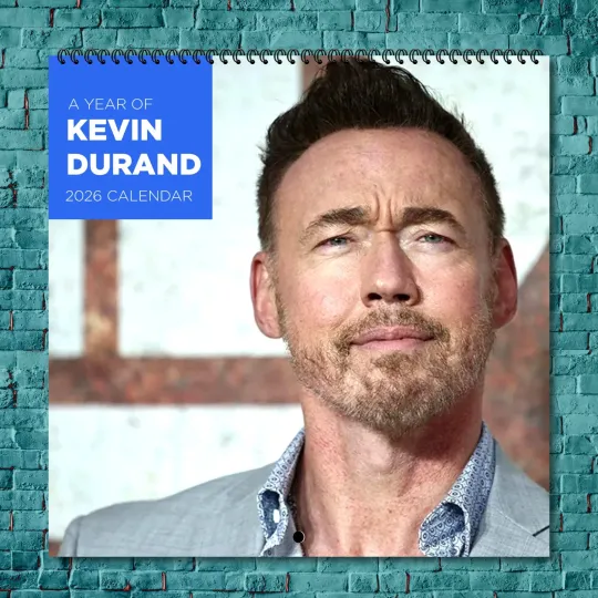 Discover Kevin Durand 2026 Wall Calendar, 12-Month Celebrity Photo Calendar