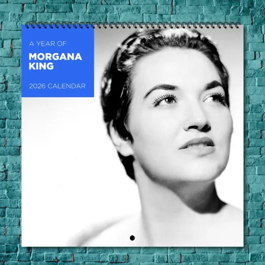 Discover Morgana King 2026 Wall Calendar, 12-Month Calendar Fan Gift