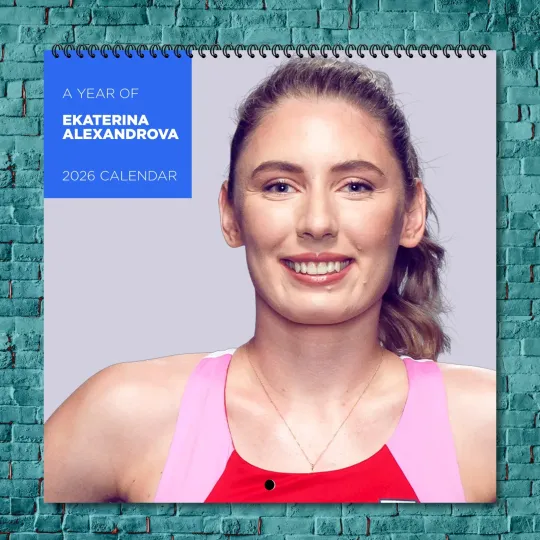 Discover Ekaterina Alexandrova 2026 Wall Calendar, Celebrity 12 Month Wall Calendar