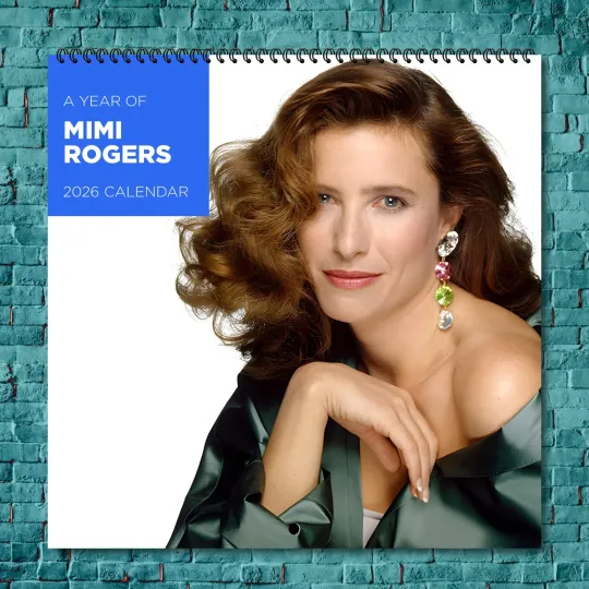 Discover Mimi Rogers 2026 Wall Calendar, 12-Month Celebrity Fan Gift