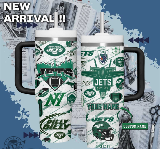 Discover New York Jets football Football Custom Name Tumbler