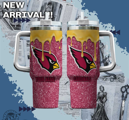 Discover football Arizonna Cardinals America Football Custom Name Tumbler