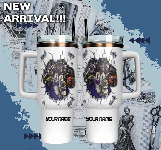 football Baltimore Ravens Cup Tumbler With Handle