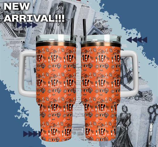 football Cincinnati Bengals Cup Tumbler With Handle