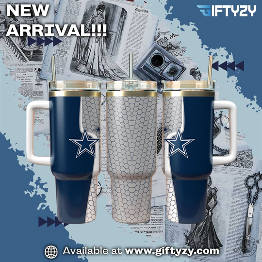 football Dallas Cowboys V2 Cup Tumbler With Handle