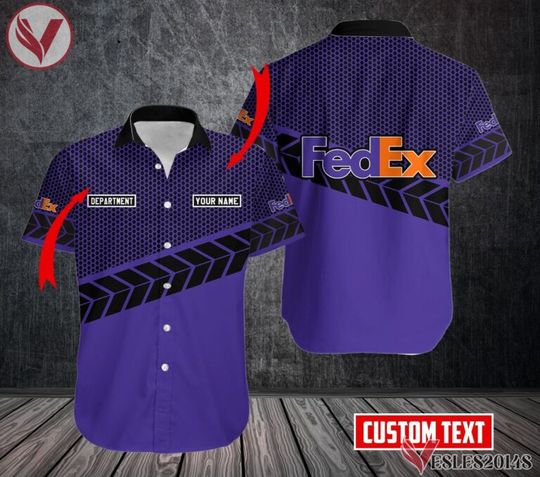 Fedex Mailman Hawaiian Shirt, Postal Worker Gift, Funny Summer Vacation Shirt