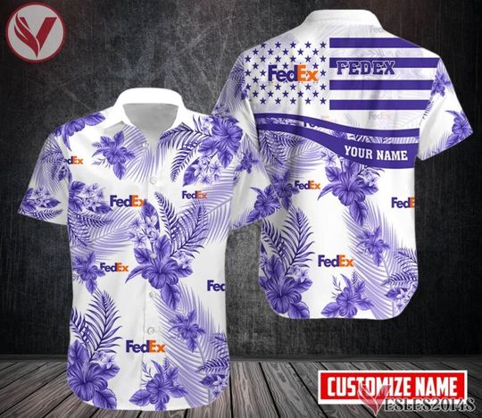 Personalized Fedex Hawaiian All Over Print Shirt, Summer Aloha For Men Women