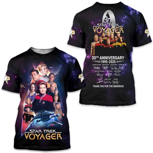 Star Tre*k: Voyager 30th Anniversary 3D Apparel