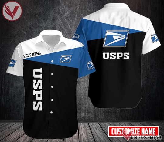 Postal Service Delivery Hawaiian Shirt, Gift for Postal Employee, Retro Summer Shirt