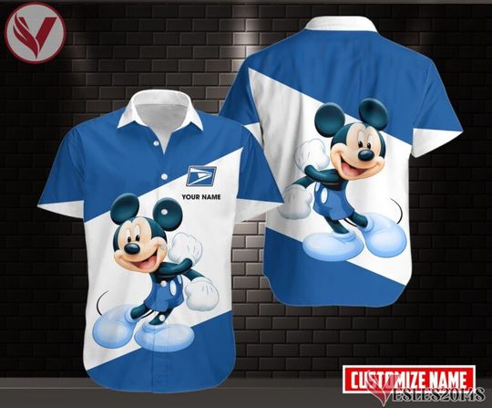 Personalized Postal Service Hawaiian All Over Print Shirt, Summer Aloha For Men Women