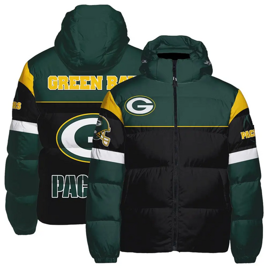 Green Bay Packers Hooded Puffer Jacket