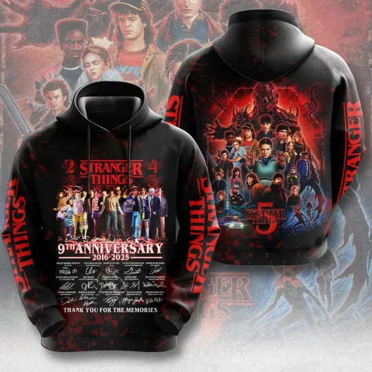 Stranger Things 2025 3D Apparel