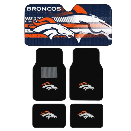Discover football DENVER Football  Windshield Sun Shade