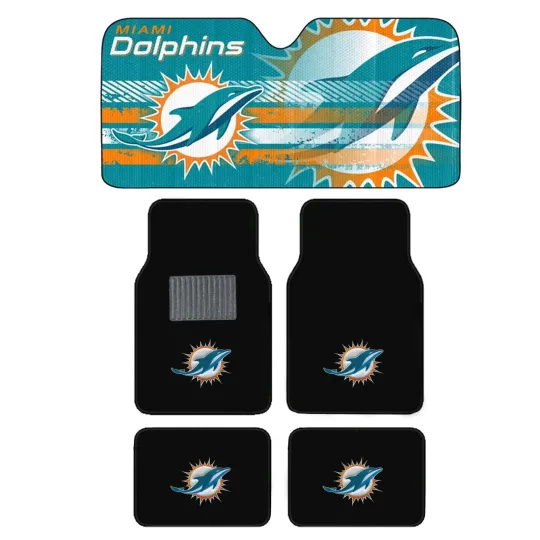 Discover football MIAMI Football Windshield Sun Shade