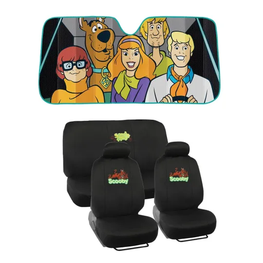 Discover Scooby Doo Mystery Windshield Sunshade