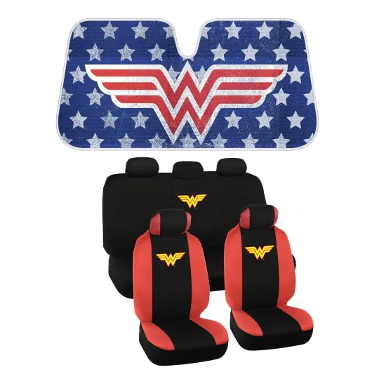 Discover DC Wonder Woman Windshield Sunshade
