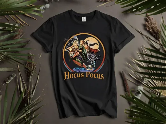 Discover Hocus Pocus Halloween Poster T-shirt Unisex Men Women