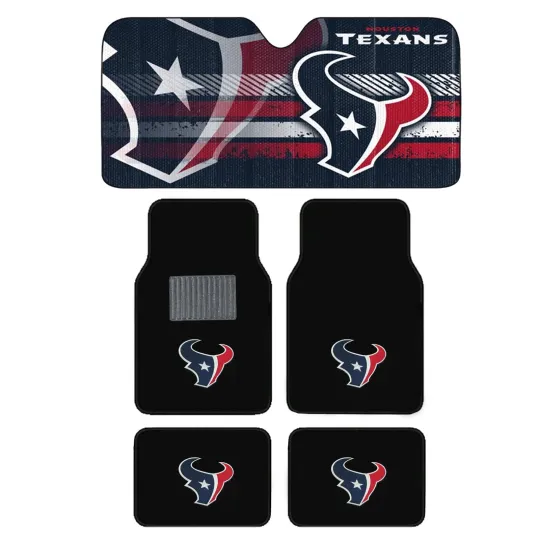 HOUSTON Football Windshield Sun Shade