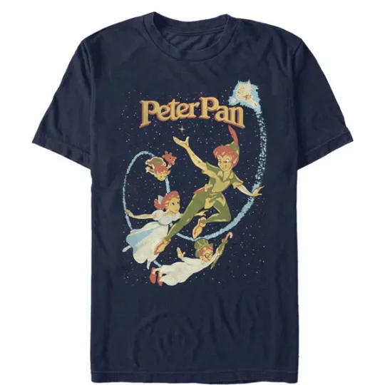 Discover Disney Peter Pan Flight Wish T-Shirt Men Women Unisex