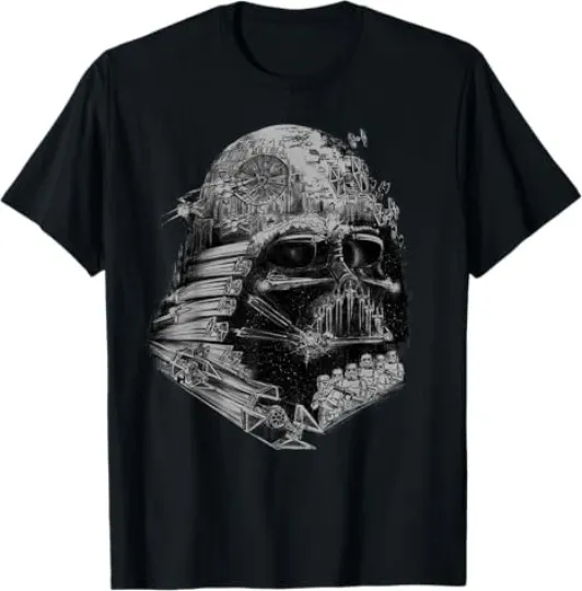 Discover Star Wars Darth Vader Build The Empire Graphic T-Shirt Size S - 5XL