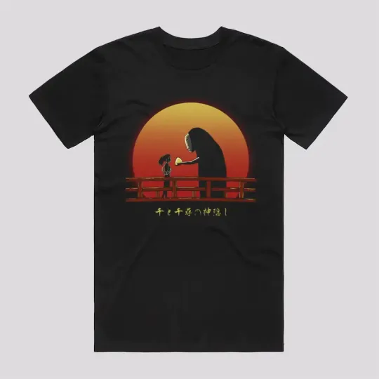Discover Anime Chihiro On Sunset T-Shirt Size S-5XL, Gift For Friends, For Kids