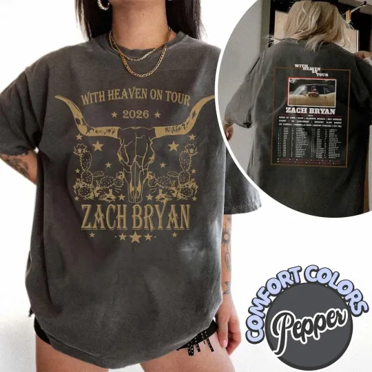 Discover Zach This Road I Know Tour 2026 New Trendy Graphic Custom Shirt