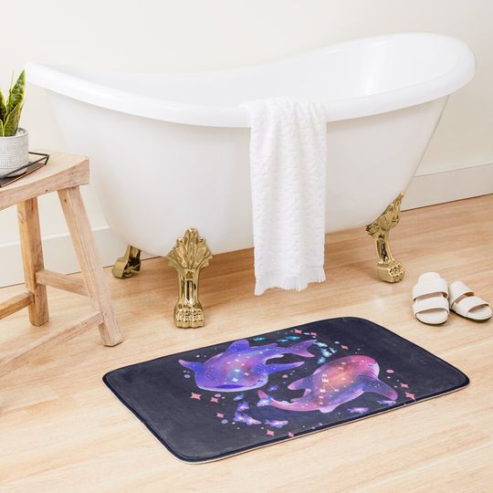 Discover Cosmic Whale Shark Bath Mat