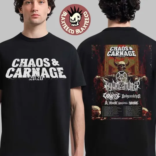 Discover Chaos And Carnage 2026 Festival Tour Full Lineup And Schedule Dates T-Shirt