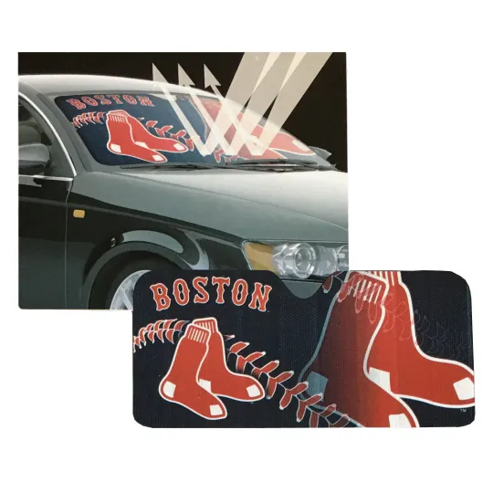 Discover Boston RS Car Truck Windshield Folding Sun Shade