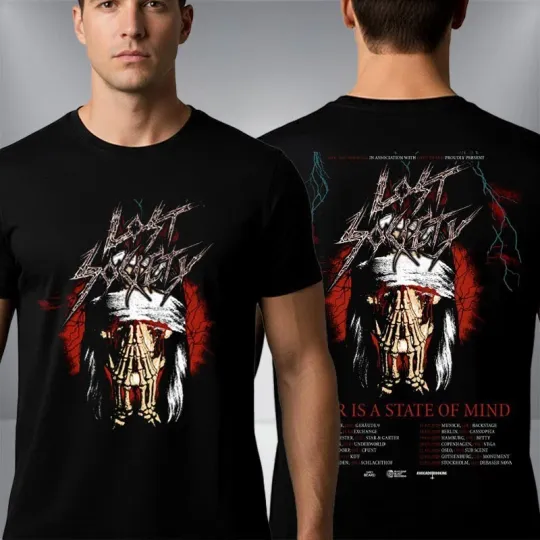 Discover Lost Society Tour Is State Of Mind 2026 Schedule Tour Dates T-Shirt