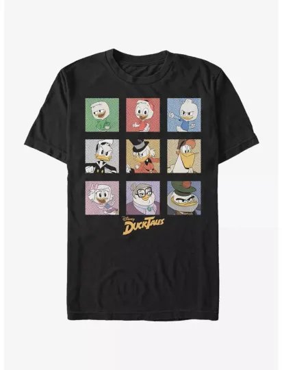 Discover Disney Duck Tales Character Box T-Shirt for Men, Women