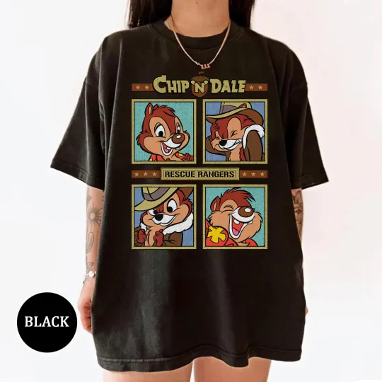 Discover Disney Chip And Dale Rescue Rangers Squares T-Shirt for Men, Women