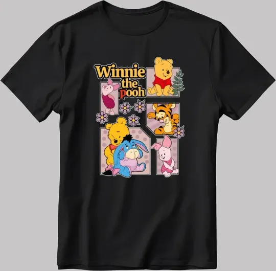 Discover Disney Winnie The Pooh Happy T-Shirt for Men, Women