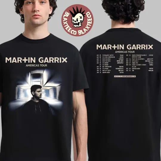 Discover Martin Garrix Americas Tour Celebrating 2026 With EDM Music T- Shirt
