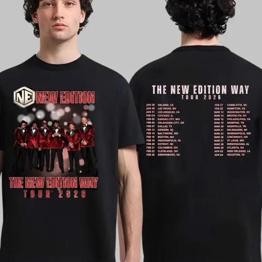 Discover New Edition Way Tour 2026 Unisex T-Shirt