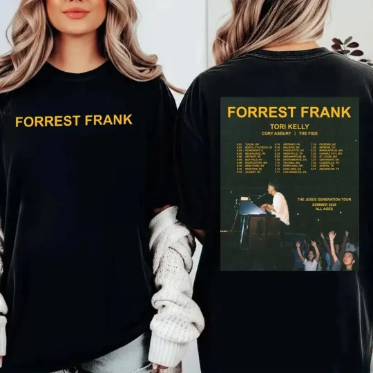 Discover Forrest Frank Jesus Generation Tour 2026 Unisex T-shirt